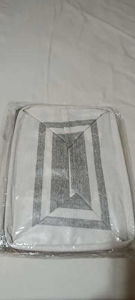 foto de Kit 2 Cesto De Roupa Dobrável Para Roupa Suja Cesto Saco