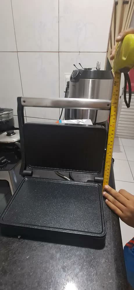 foto de Grill Elétrico Cadence Click, 1200w, Grl200, 127v Prateado