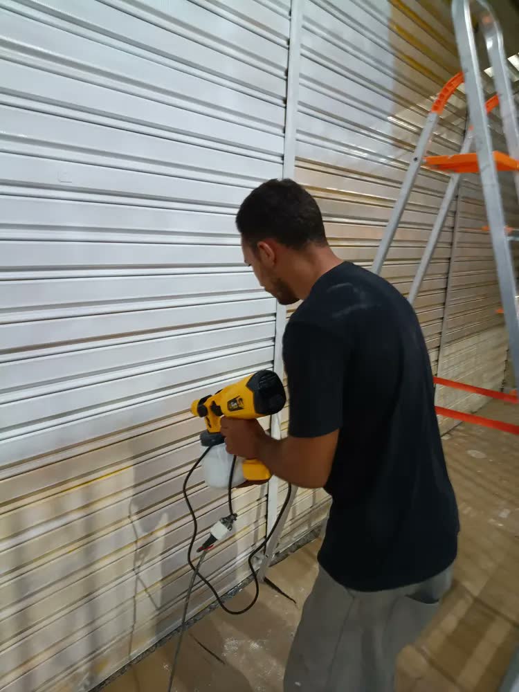 foto de Pistola De Pintura E Pulverizadora Elétrica Portátil Hvlp 1.250l C/5 Bicos E Acessórios 600w Tpp150 The Black Tools