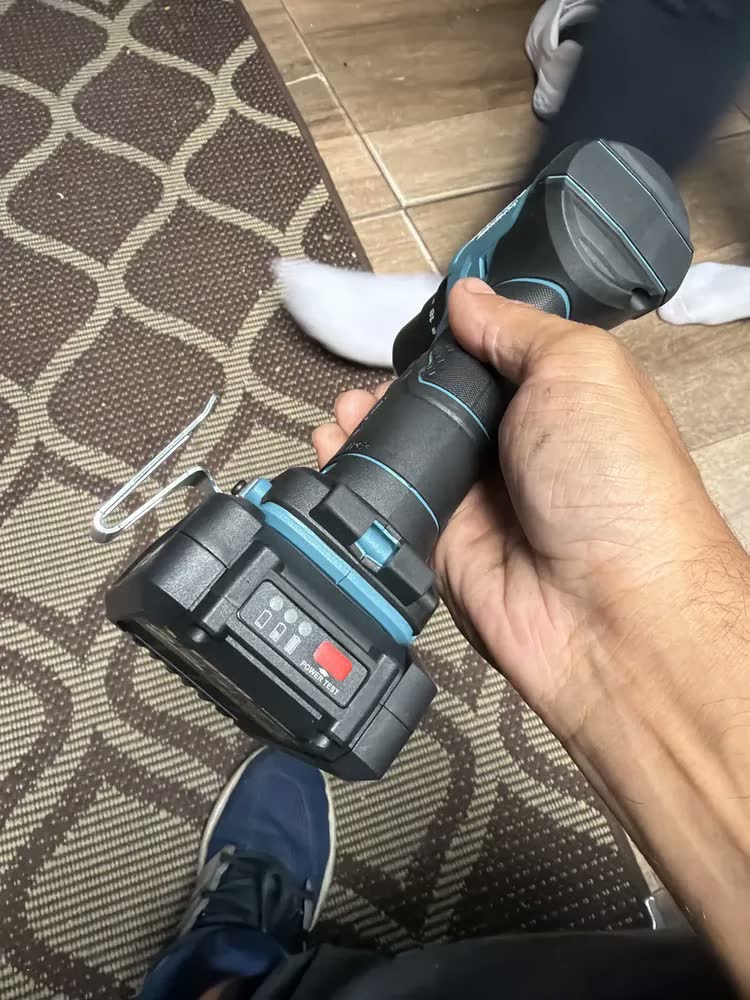 foto de Parafusadeira Furadeira Impacto Wesco + Bat +carr. Ws2425k Azul-aço 60hz