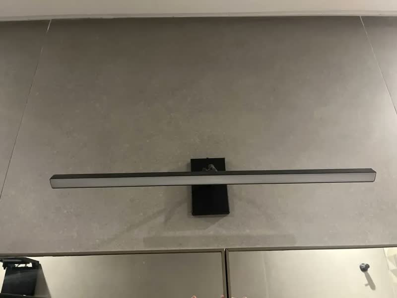 foto de Arandela Espelho Fit Quadro Af011 Led 110v 50cm Preta 3000k
