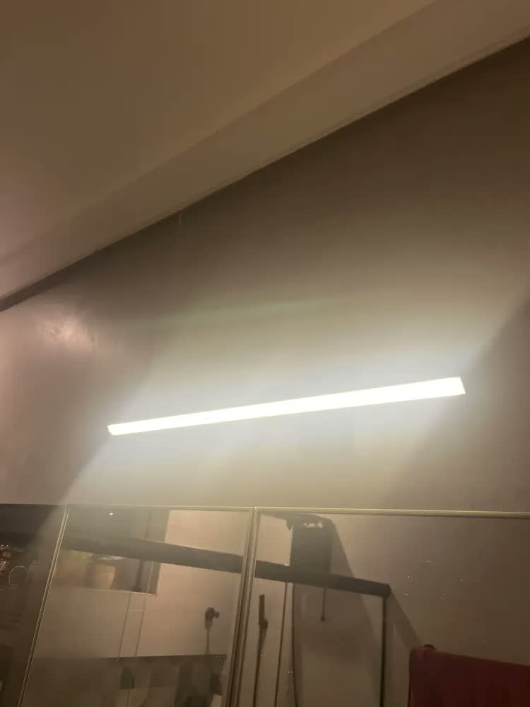 foto de Arandela Espelho Fit Quadro Af011 Led 110v 50cm Preta 3000k