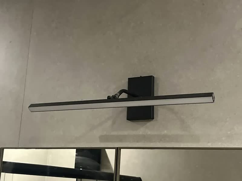 foto de Arandela Espelho Fit Quadro Af011 Led 110v 50cm Preta 3000k