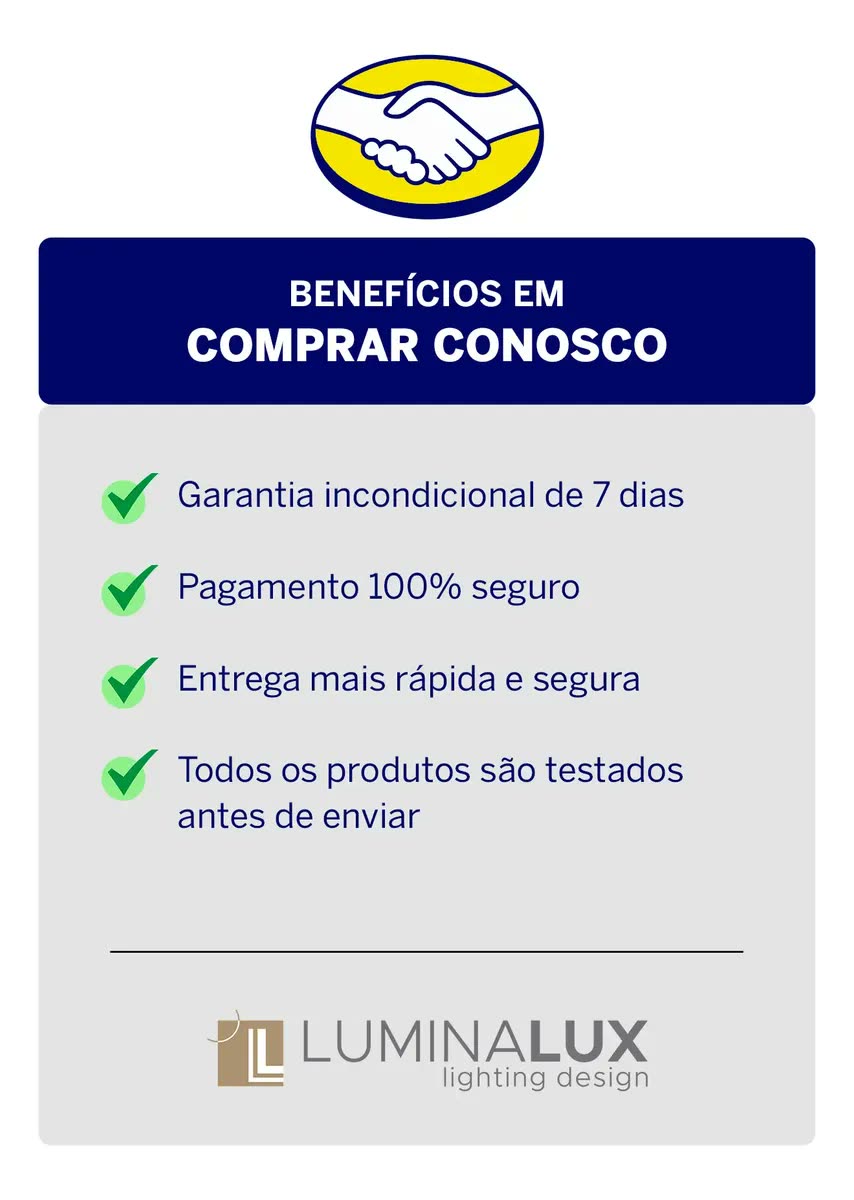 foto de Arandela Espelho Fit Quadro Af011 Led 110v 50cm Preta 3000k