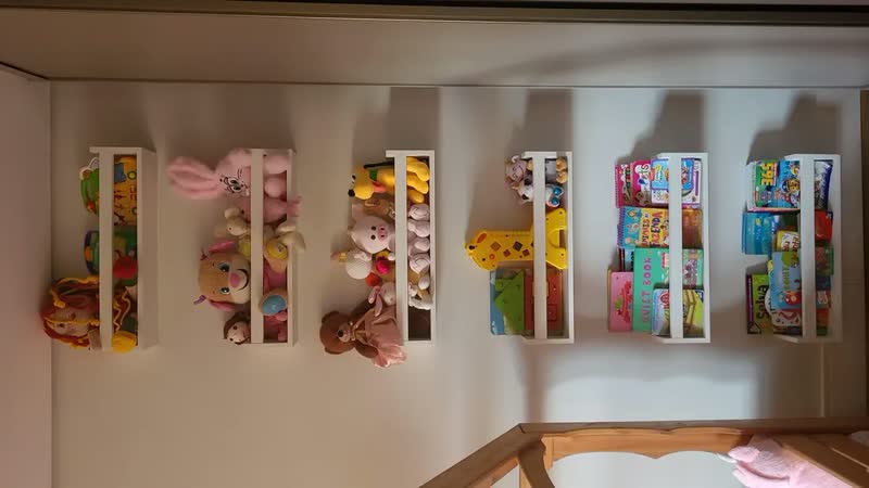 foto de Kit 3 Prateleira 60cm Branco Para Livro Revista Infantil Suspenso Tio Do Mdf
