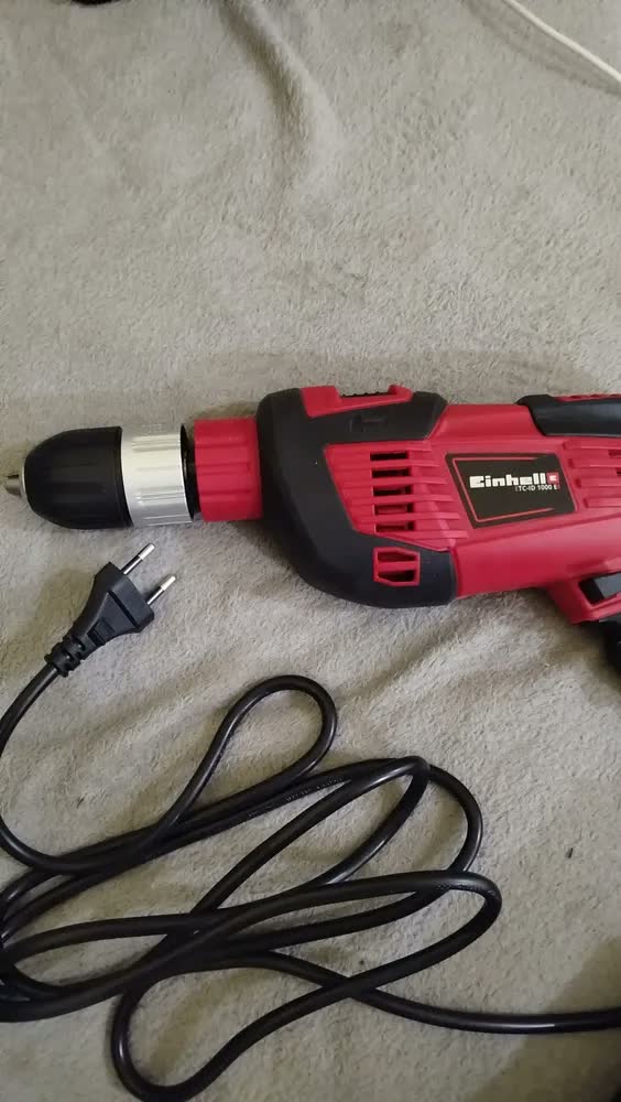 foto de Furadeira De Impacto Maleta E Kit 16 Brocas 1010w Tc-id1000e