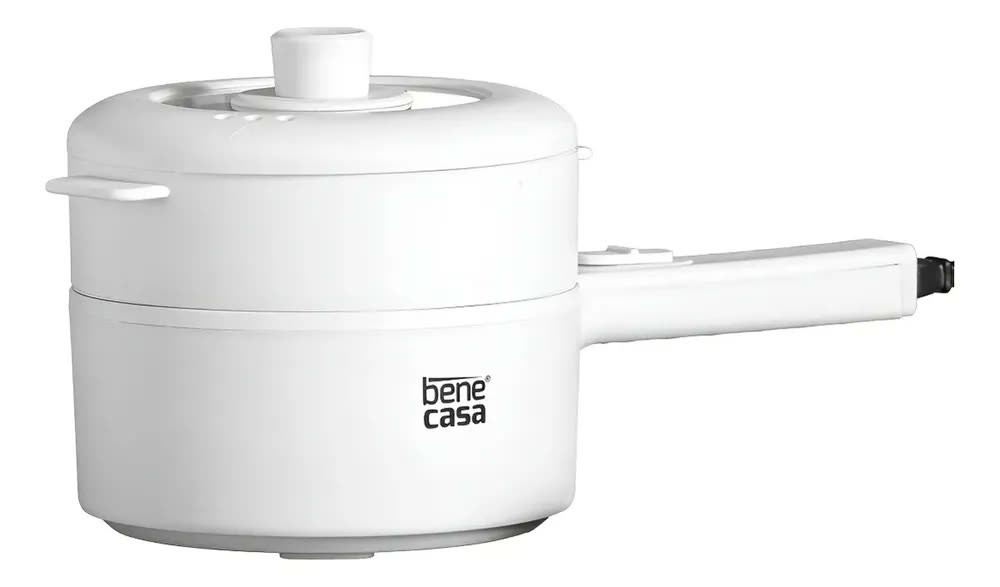 Panela Elétrica Bene Casa Multicoocker 2L Cerâmica Antiaderente Branco
