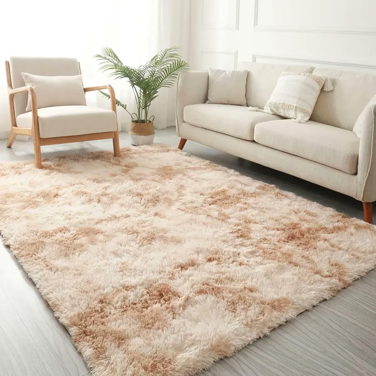 foto de Tapete Sala 2,00x1,50 Quarto Felpudo Peludo Macio
