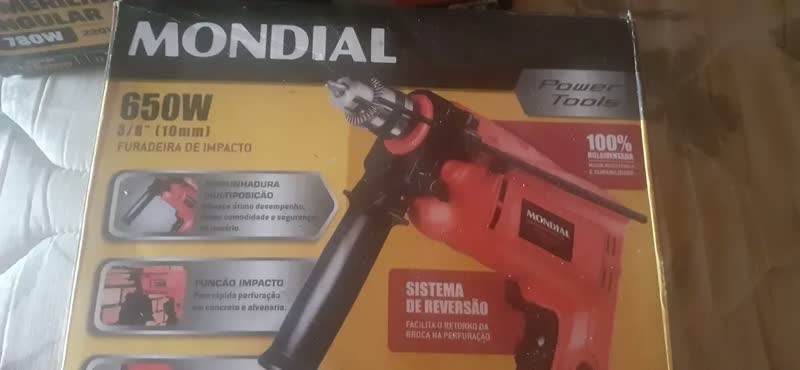 foto de Furadeira De Impacto Mondial 650W NFFI-07 220V
