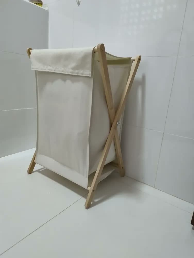 foto de Cesto De Roupa Suja Organizador Multiuso Dobravel Lavanderia