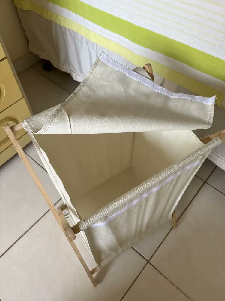 foto de Cesto De Roupa Suja Organizador Multiuso Dobravel Lavanderia