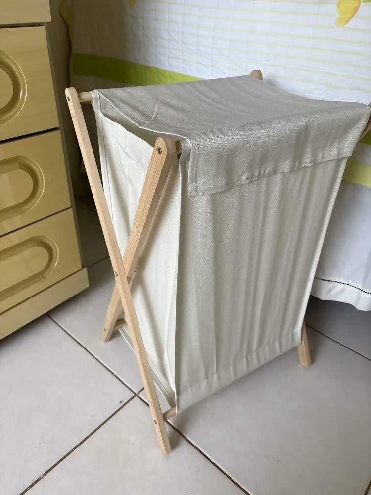 foto de Cesto De Roupa Suja Organizador Multiuso Dobravel Lavanderia