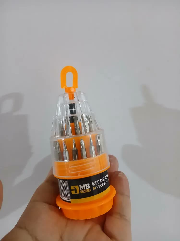 foto de Kit Jogo De Chaves Multiuso 31 Em 1 Mini Ferramentas Maleta Pequena De Chave De Fenda Precisão Portátil Compacto Stronex