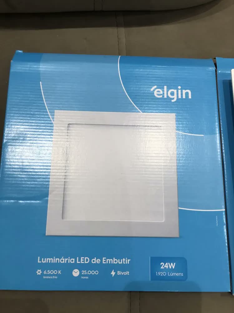 foto de Luminaria Led De Embutir 24w 6500k Elgin Branco