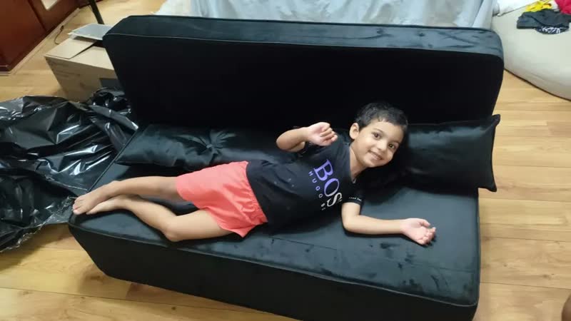 foto de Colchão X Puff X Sofá 3 Em 1 Puff Cama Dobrável D40