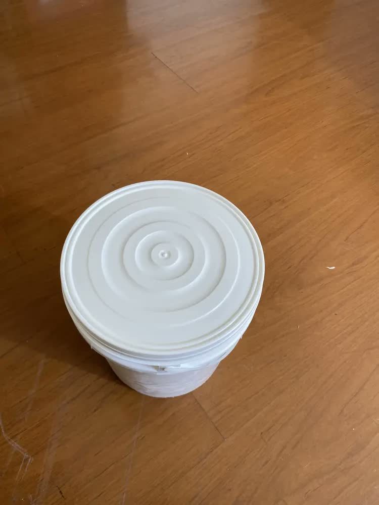 foto de Kit 4 Balde Plástico Atóxico Alimentício 5l Tampa Hermética