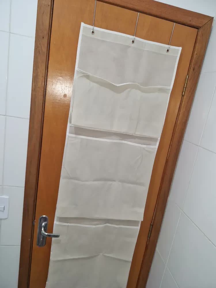 foto de Cesto De Roupa Suja e brinquedo De Pendurar Atras Da Porta - Guarde Bem Cor Preto