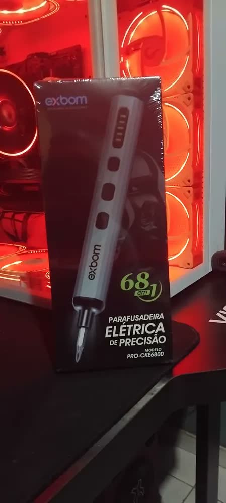 foto de Kit Chave De Precisão Elétrica Recarregável 68 Em 1 Sem Fio Cinza