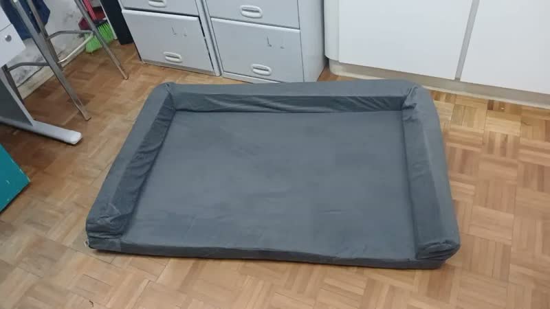 foto de Cama Para Cachorro Grande Ortopédico Lavável 120x80 Cm