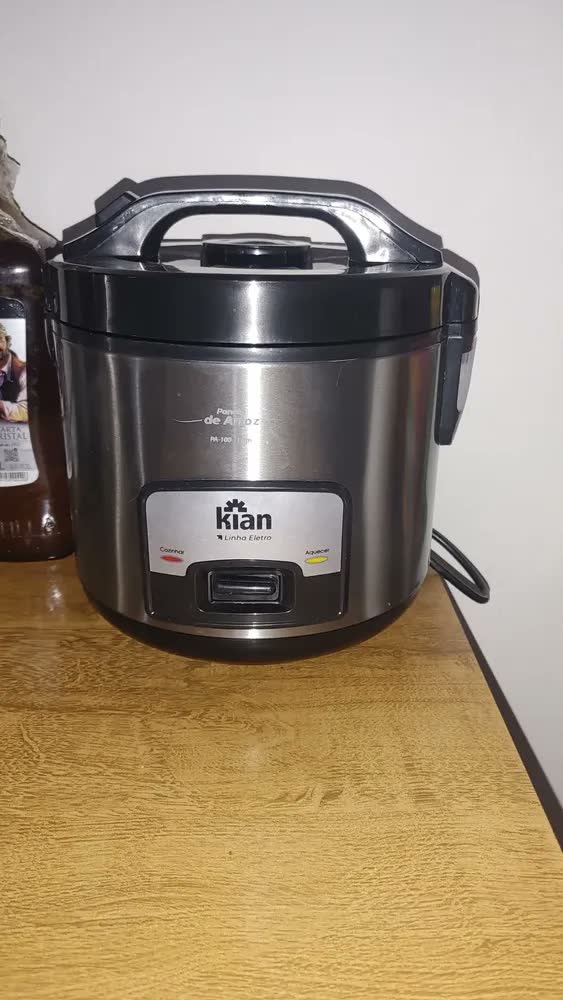 foto de Panela De Arroz Elétrica Inox 5 Xícaras 400w 127v Ou 220v