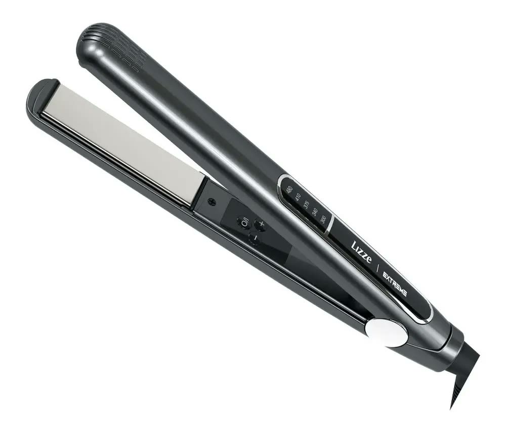 foto de Chapinha De Cabelo Lizze Profissional Extreme Slim Cinza 110 Cinza