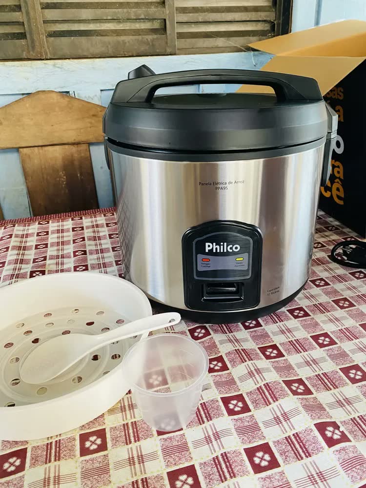 foto de Panela Arroz Philco Ppa95 5l 12 Xícaras Antiaderente