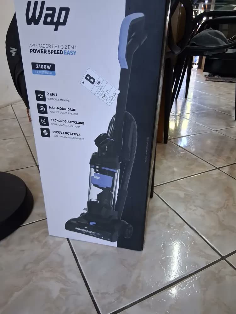 foto de Aspirador De Pó Vertical 2 Em 1 Wap Power Speed Easy Com Filtro Hepa 2100w