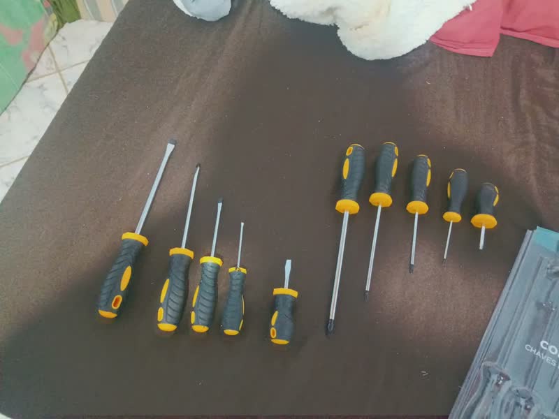 foto de Kit Jogo Chave Fenda E Phillips 10 Peças