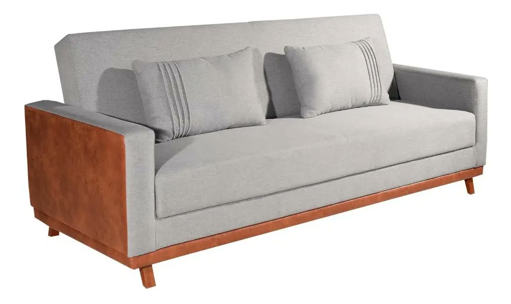 Sofá Cama 3 Lugares 2,05m Yara Bom Pastor