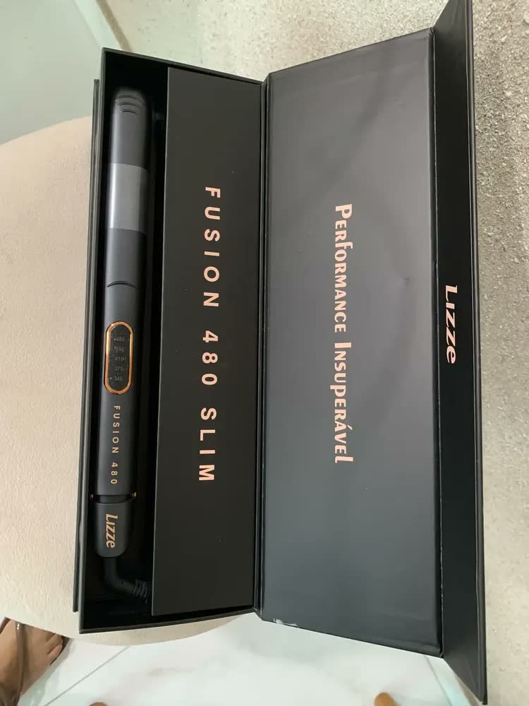 foto de Prancha Lizze Fusion Slim 480 Preto