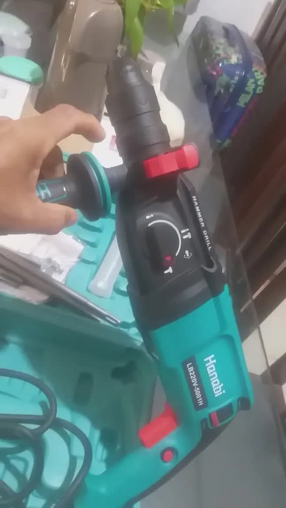 foto de Martelete Perfurador 1300w Profissional Sds Com Maleta 26mm Azul-petróleo 60