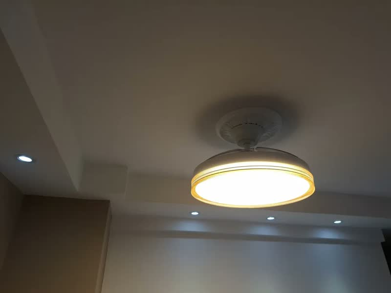 foto de Ventilador de Teto Dourado 42