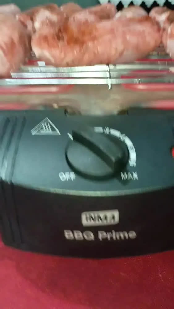 foto de Churrasqueira Elétrica INMA BBQ Prime Com Depósito de Gordura e Termostato Ajustável