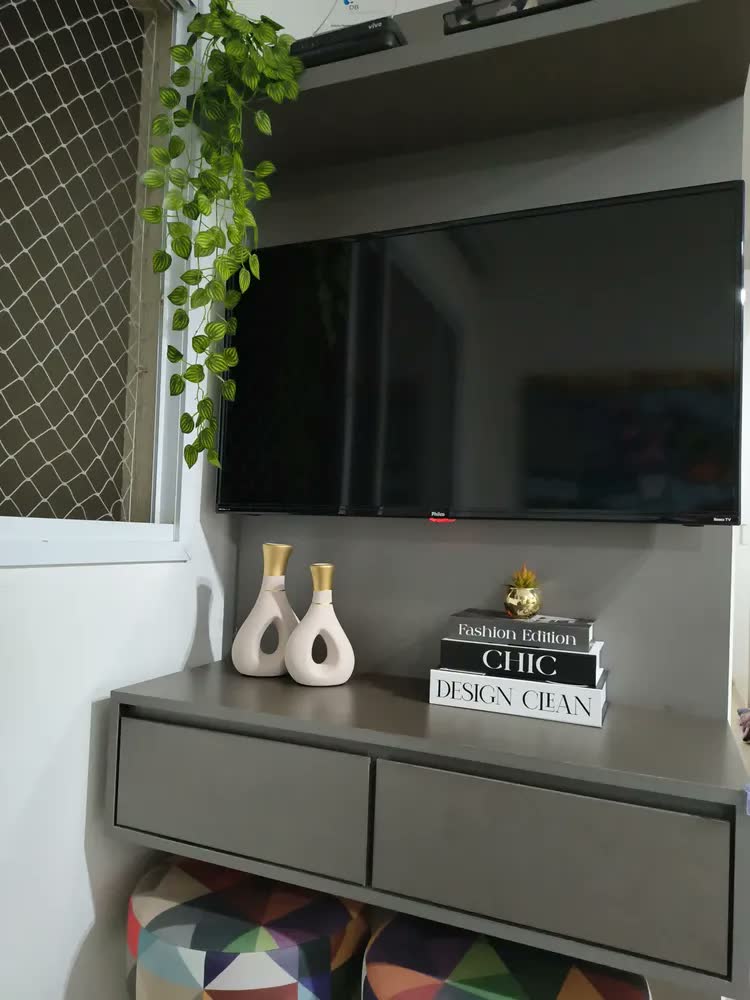 foto de Kit Enfeite Rack Sala Dupla Vasos Decorativos Vasinhos Casa Cor Nude Par