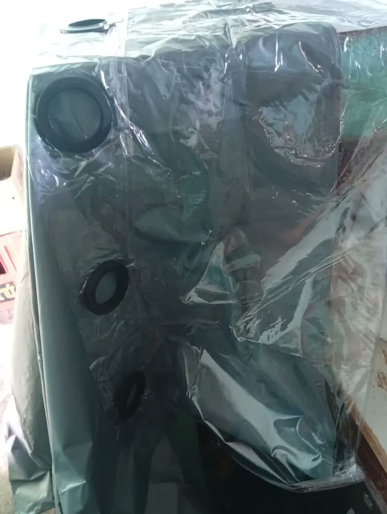 foto de Cortina De Box Banheiro Impermeável Com Visor Pvc Blackout