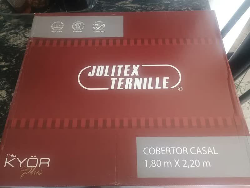 foto de Cobertor Casal Jolitex Ternille Kyör Plus Malbec, 180x220cm