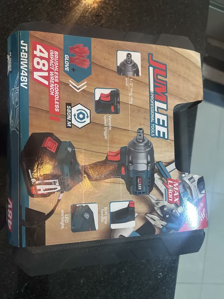 foto de Parafusadeira E Furadeira De Impacto Portatil Bateria 48v F Azul-celeste 50hz 60hz