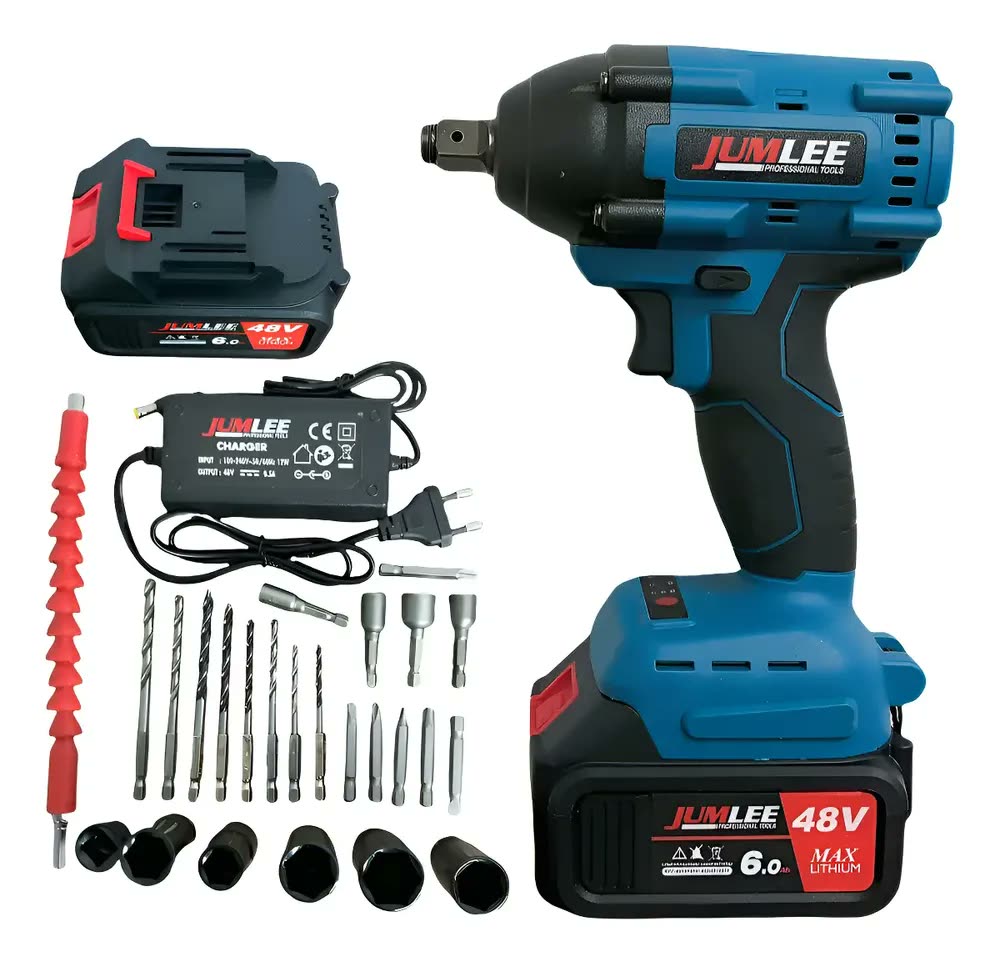 Parafusadeira E Furadeira De Impacto Portatil Bateria 48v F Azul-celeste 50hz 60hz