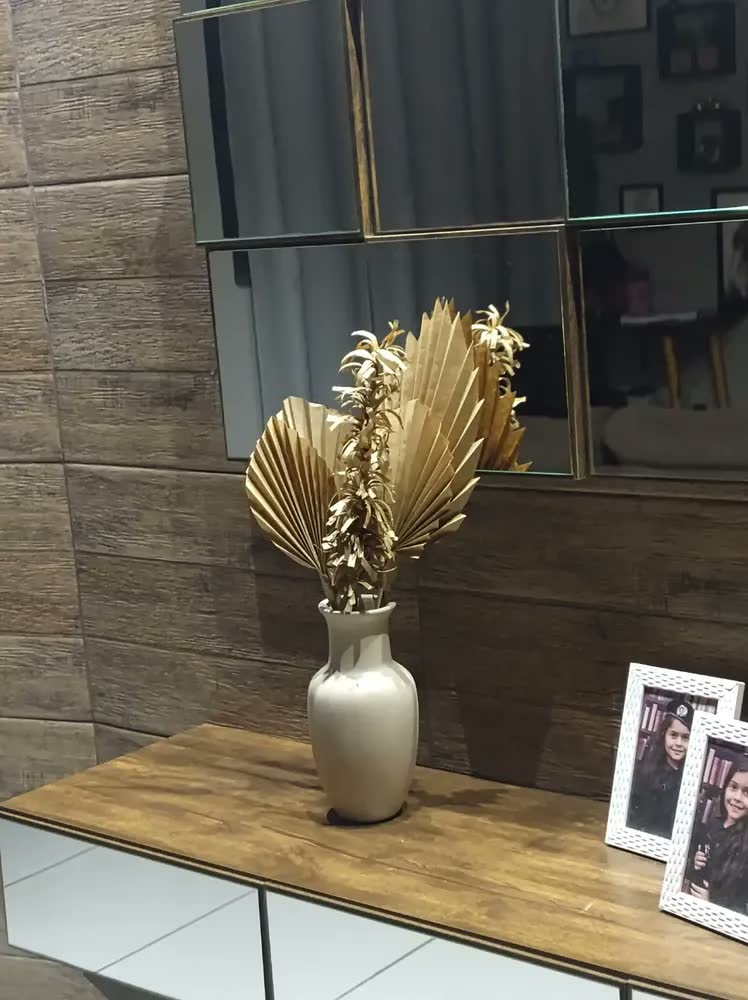 foto de Trio de Vasos em Cerâmica para Decoração de Mesa e Sala Rust Trio Garrafinha