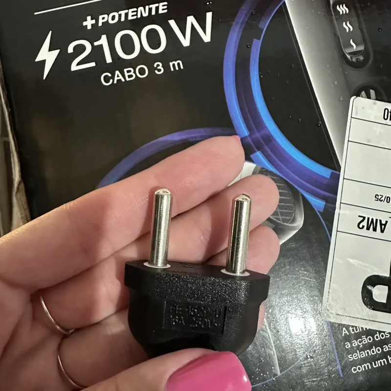 foto de Secador De Cabelo Taiff Tourmaline 4 Temperaturas 2100w Cor Preto