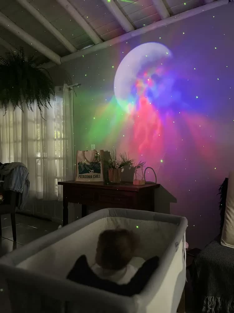 foto de Luminária De Mesa Astronauta Caixa Som Bluetooth Luminária Abajur Luz Noturna Teto Luz Galáxia Nebulosa Estrelas Com Controle Nebulosa Alto Falante Quarto Galáxia 110v/220v Bivolt Swave