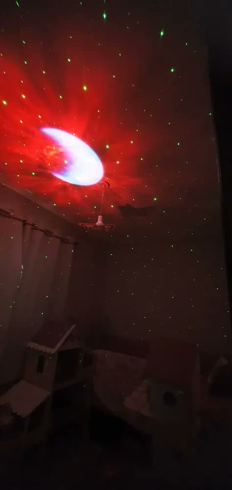 foto de Luminária De Mesa Astronauta Caixa Som Bluetooth Luminária Abajur Luz Noturna Teto Luz Galáxia Nebulosa Estrelas Com Controle Nebulosa Alto Falante Quarto Galáxia 110v/220v Bivolt Swave