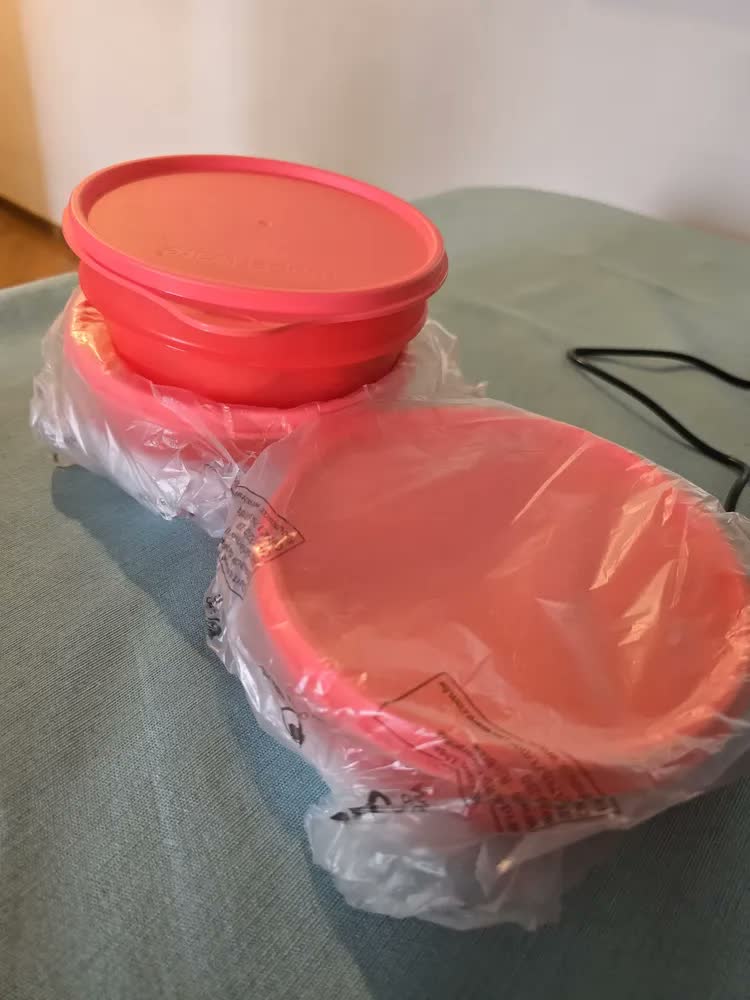 foto de Tupperware | Conjunto De Potes Plastico Jeitosinhos 400 Ml Cor 3 Jeitosinho Cores Sortidas 400ml Cada