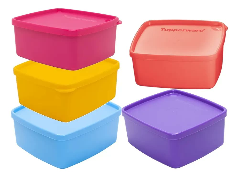 Tupperware | Conjunto De Potes Plastico Jeitosinhos 400 Ml Cor 3 Jeitosinho Cores Sortidas 400ml Cada
