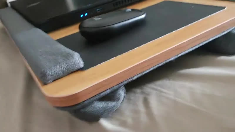 foto de Mesa Suporte Portátil Para Laptop Cama Sofá Até 17 Cama Sofá Mecolour Com Mouse Pad