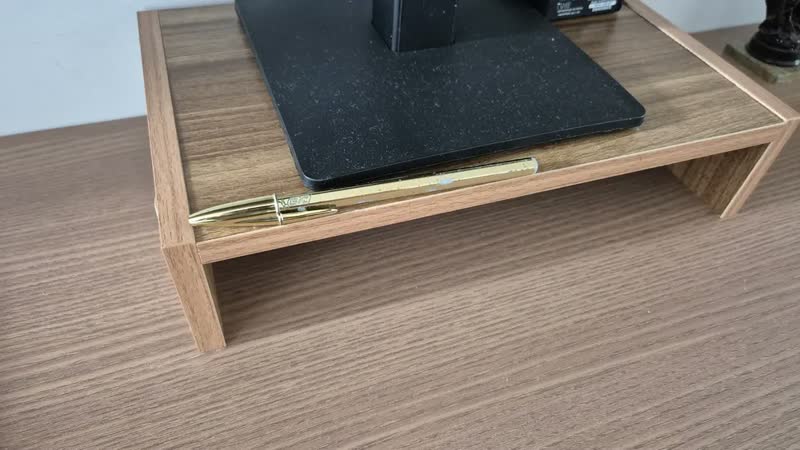 foto de Suporte Elevado Para Monitor Lumelo Madeira Branco Home Office
