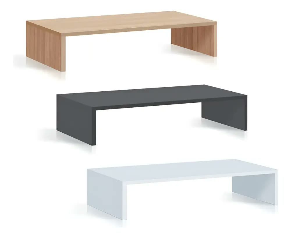 Suporte Elevado Para Monitor Lumelo Madeira Branco Home Office