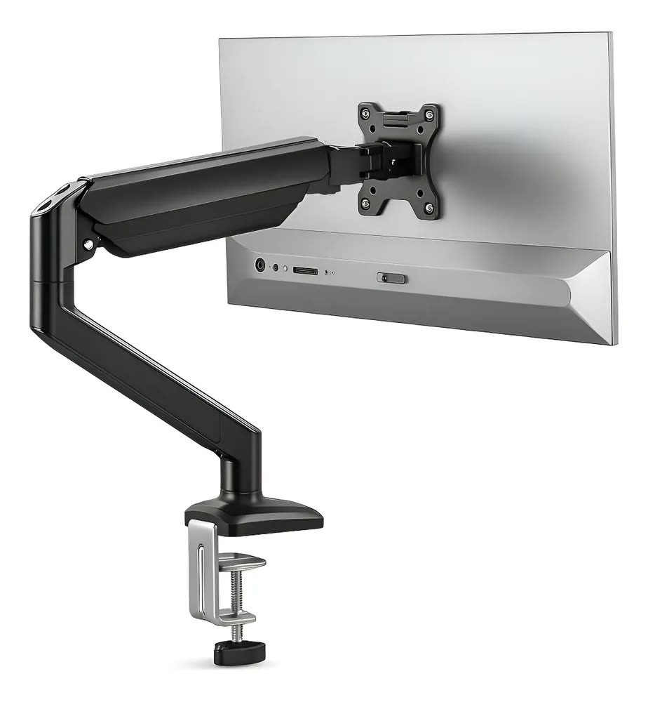 Suporte Monitor Articulado Ajustavel 14 Até 32 A Gás Preto