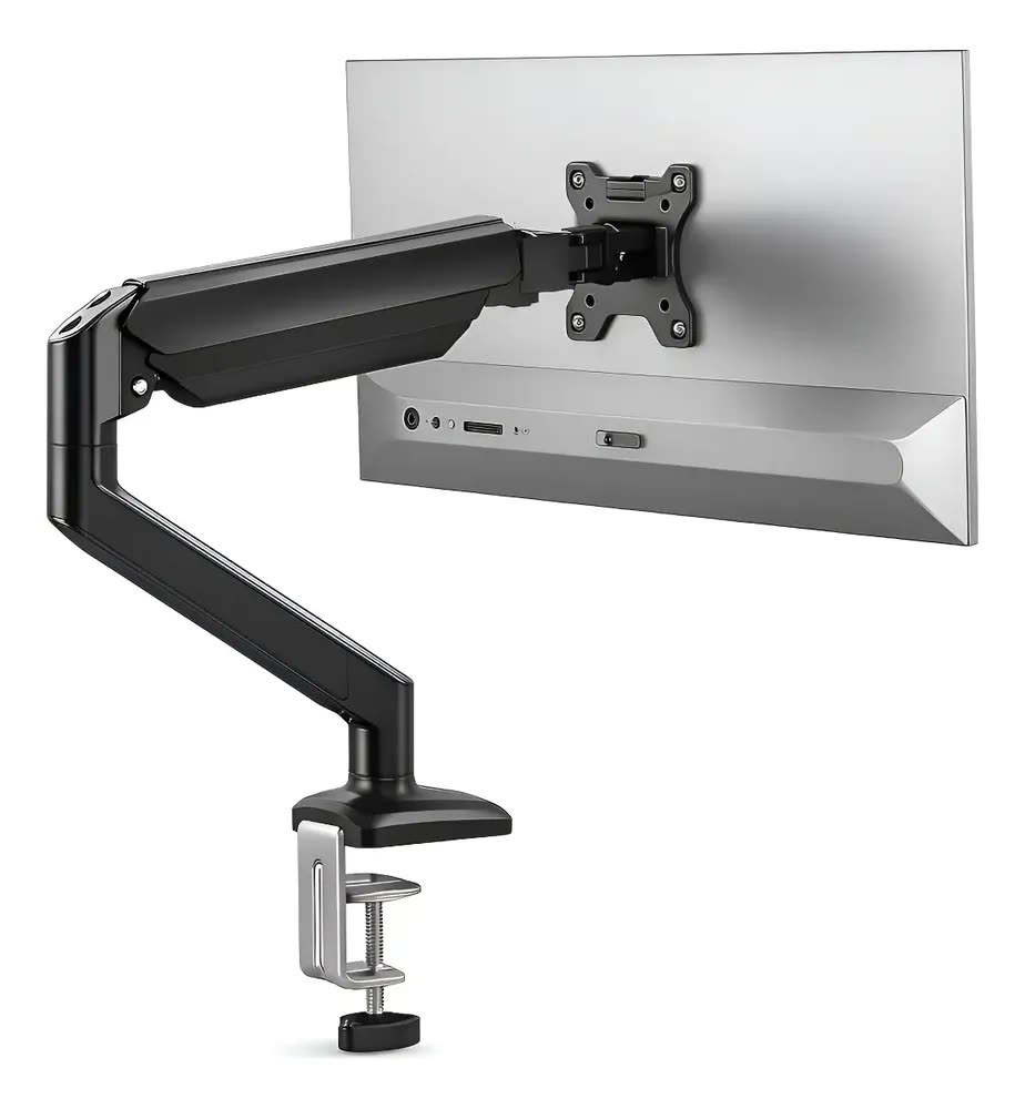 Suporte Monitor Articulado Ajustavel 14 Até 32 A Gás Preto