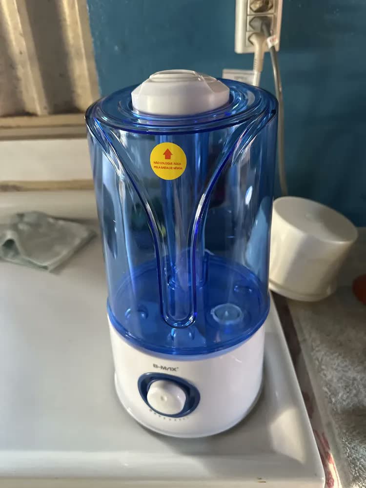foto de Umidificador De Ar Ultrassônico 3,5l Grande Saída 360° Vapor
